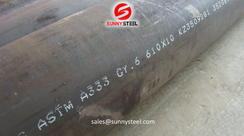 ASMT A333 Grade 6 seamless pipes