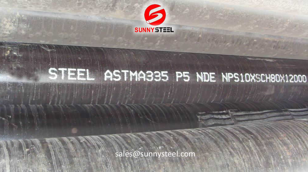 ASTM A335 P5 High pressure boiler pipes