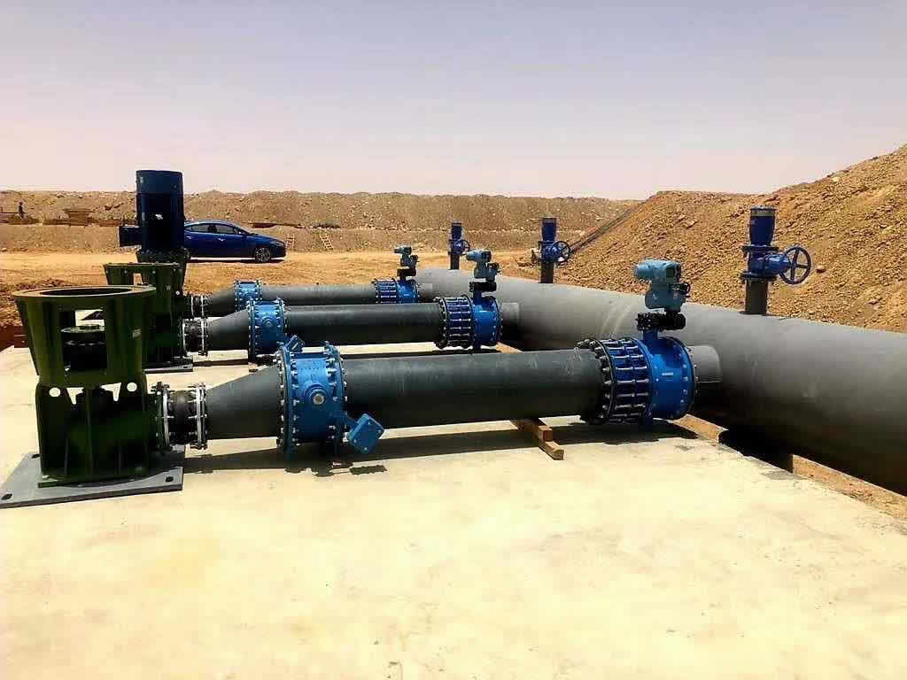 橡胶扩展关节用于非洲的灌溉项目