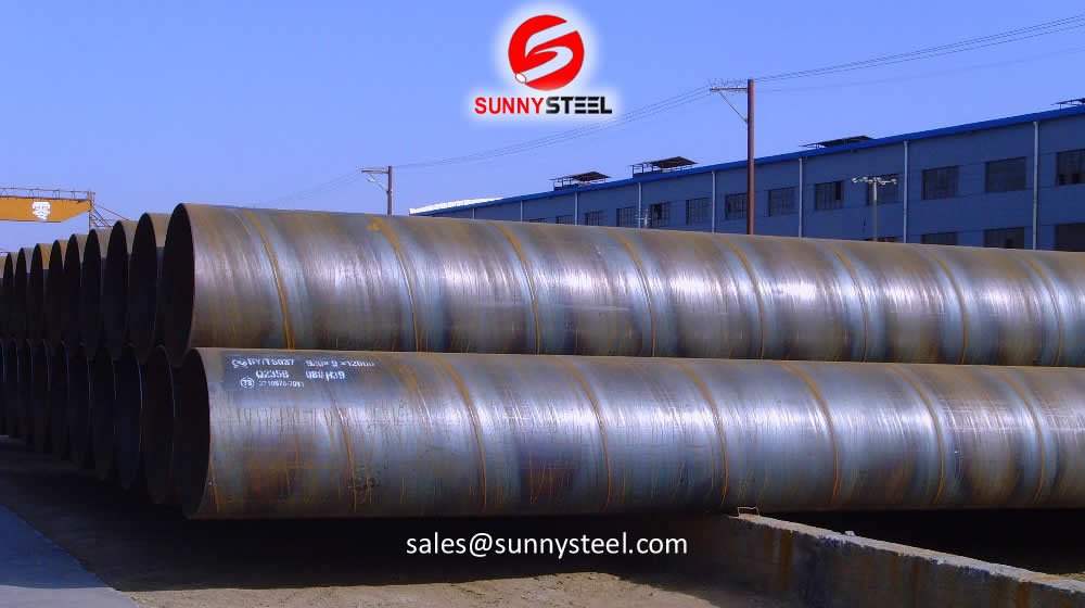 Spiral submerged-arc welding pipes