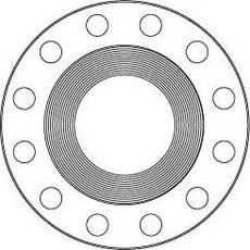 Flange face