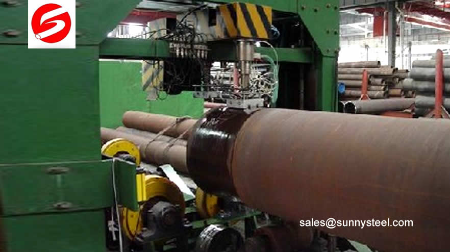 Ultrasonic test on ASTM A335 P22 pipe